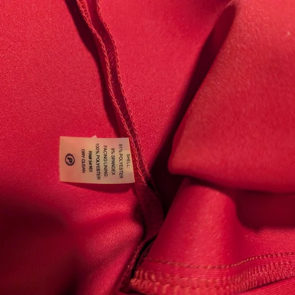 ❤️Tommy Hilfiger Vibrant Red Midi Dress - Picture 7 of 9